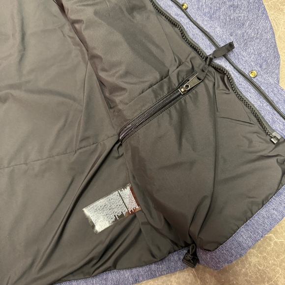 the north face men's gtx mountain jacket in denim - Picture 4 of 7